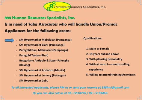 888 HUMAN RESOURCES SPECIALISTS INC. .